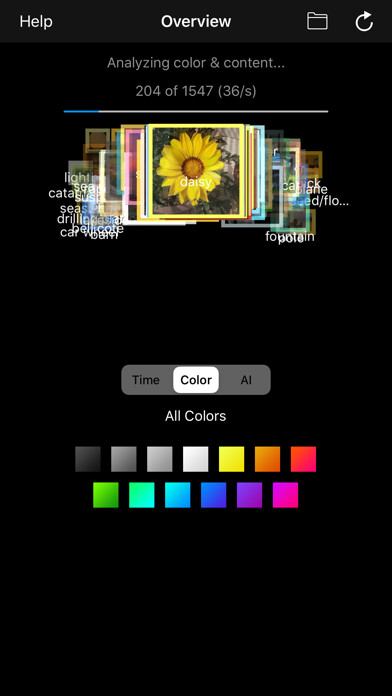 Emulate iPhone app Deep Photo Analyzer with AI using MyAndroid