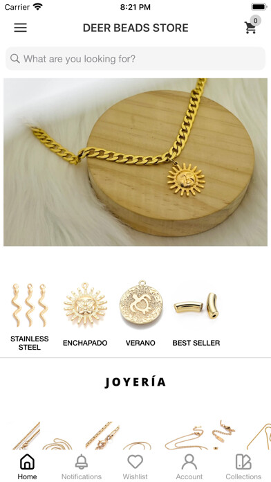 Emulate iPhone app DEER BEADS STORE using MyAndroid Emulate iPhone app DEER BEADS STORE using MyAndroid