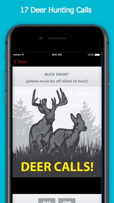 Emulate iPhone app Deer Calls Pro for Whitetail Buck Hunting using MyAndroid
