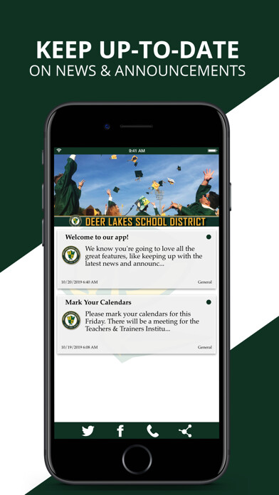Emulate iPhone app Deer Lakes School District using MyAndroid Emulate iPhone app Deer Lakes School District using MyAndroid