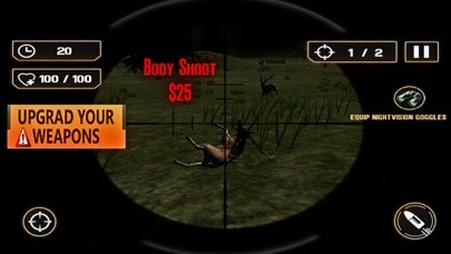 Emulate iPhone app Deer Safari-Sniper Jungle Animals Hunt using MyAndroid