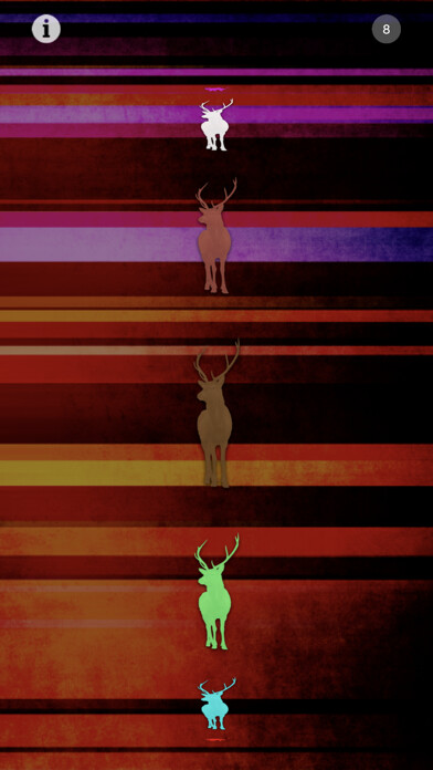 Emulate iPhone app Deer Sleep - colour & sound using MyAndroid