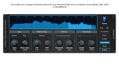 Emulate iPhone app De-Esser AUv3 Audio Plugin using MyAndroid Emulate iPhone app De-Esser AUv3 Audio Plugin using MyAndroid