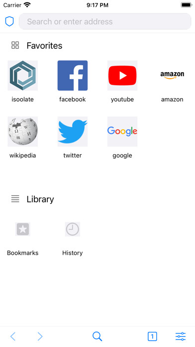 Emulate iPhone app DefensX Web Browser using MyAndroid