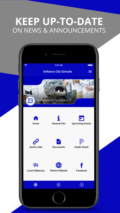 Emulate iPhone app Defiance City Schools using MyAndroid Emulate iPhone app Defiance City Schools using MyAndroid