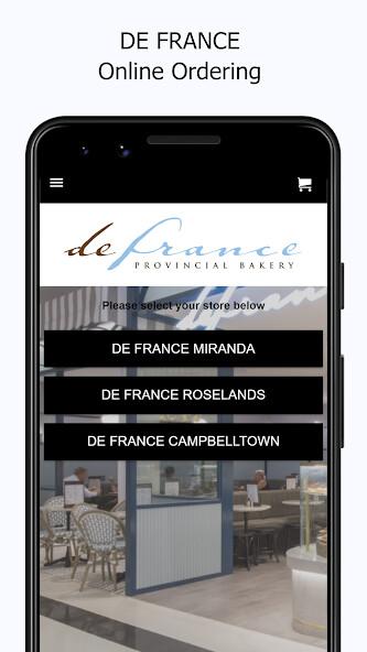 Run android online APK Defrance Provincial Bakery Online Ordering from MyAndroid or emulate Defrance Provincial Bakery Online Ordering using MyAndroid