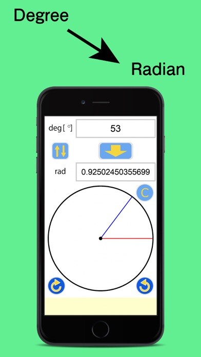 Emulate iPhone app Deg2Rad using MyAndroid Emulate iPhone app Deg2Rad using MyAndroid