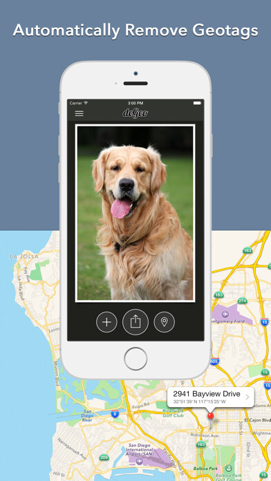 Emulate iPhone app deGeo - Geotag Remover, EXIF Viewer Photo Privacy Tool using MyAndroid Emulate iPhone app deGeo - Geotag Remover, EXIF Viewer Photo Privacy Tool using MyAndroid