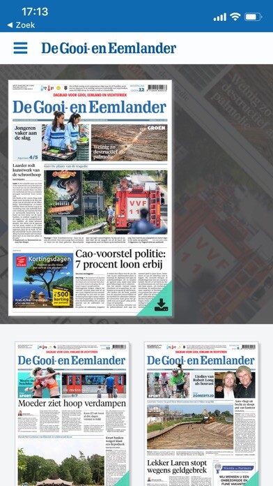 Emulate iPhone app De Gooi- en Eemlander - krant using MyAndroid Emulate iPhone app De Gooi- en Eemlander - krant using MyAndroid
