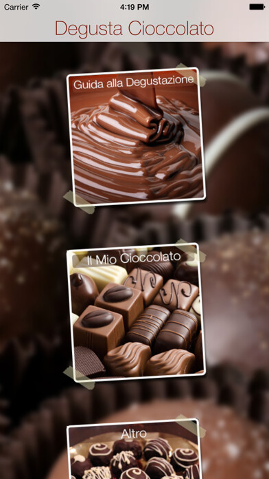 Emulate iPhone app Degusta Cioccolato using MyAndroid Emulate iPhone app Degusta Cioccolato using MyAndroid