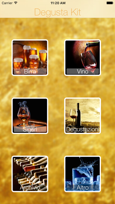 Emulate iPhone app Degusta KIT using MyAndroid