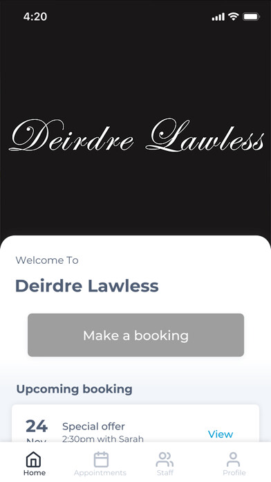 Emulate iPhone app Deirdre Lawless using MyAndroid Emulate iPhone app Deirdre Lawless using MyAndroid