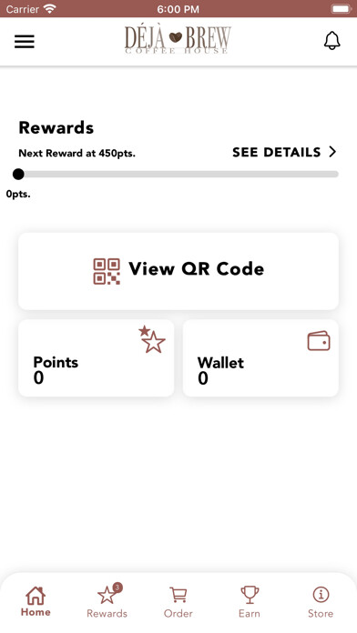 Emulate iPhone app Deja Brew Coffee Rewards using MyAndroid Emulate iPhone app Deja Brew Coffee Rewards using MyAndroid