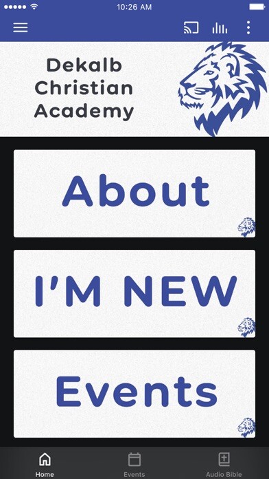 Emulate iPhone app Dekalb Christian Academy using MyAndroid Emulate iPhone app Dekalb Christian Academy using MyAndroid