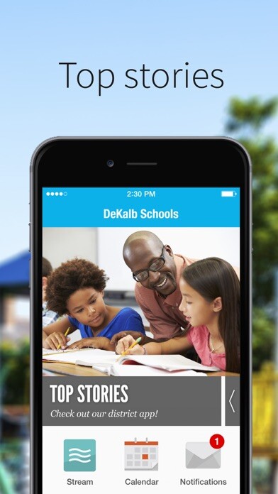 Emulate iPhone app DeKalb County School District using MyAndroid