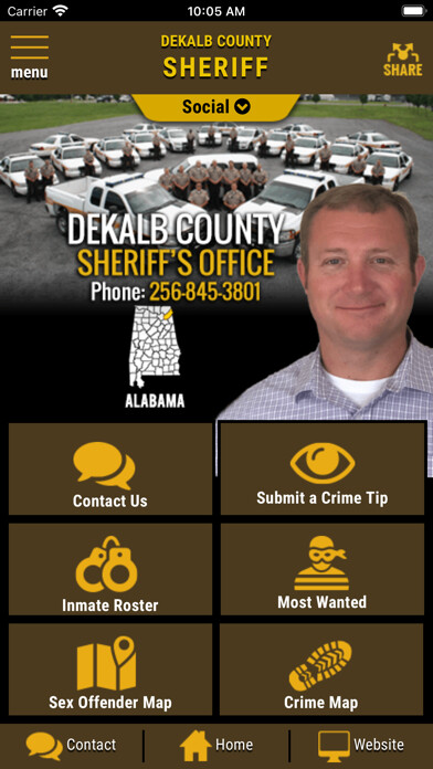 Emulate iPhone app Dekalb County Sheriff Alabama using MyAndroid Emulate iPhone app Dekalb County Sheriff Alabama using MyAndroid