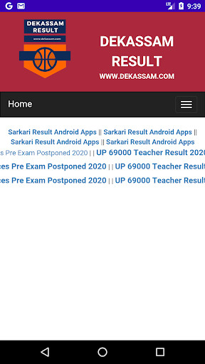 Run android online APK Dekassam Result Free Android Apps Official from MyAndroid or emulate Dekassam Result Free Android Apps Official using MyAndroid Run android online APK Dekassam Result Free Android Apps Official from MyAndroid or emulate Dekassam Result Free Android Apps Official using MyAndroid
