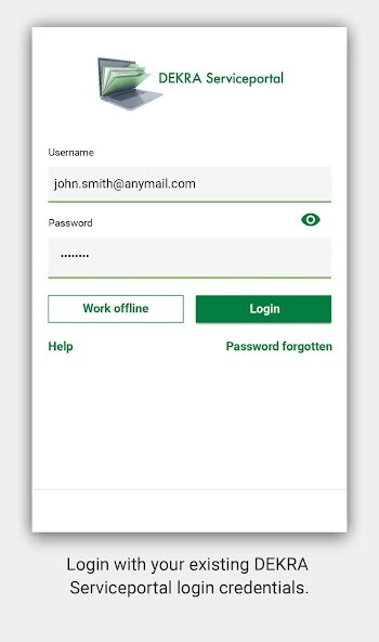 Run android online APK DEKRA Serviceportal from MyAndroid or emulate DEKRA Serviceportal using MyAndroid