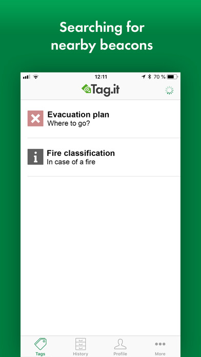 Emulate iPhone app DEKRA TAG IT using MyAndroid