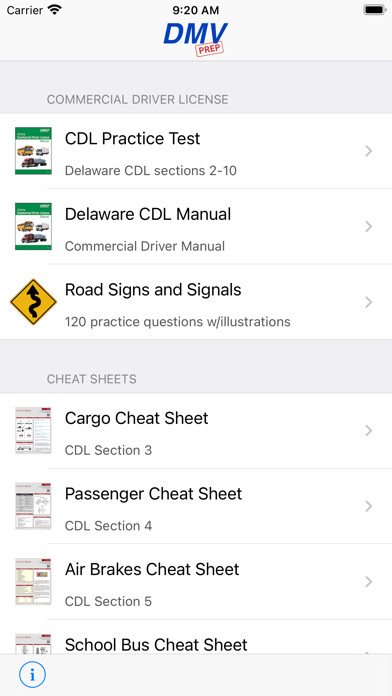 Emulate iPhone app Delaware CDL Test Prep using MyAndroid Emulate iPhone app Delaware CDL Test Prep using MyAndroid