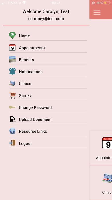 Emulate iPhone app Delaware WIC for Participants using MyAndroid