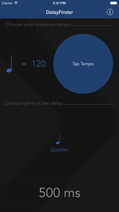 Emulate iPhone app DelayFinder using MyAndroid Emulate iPhone app DelayFinder using MyAndroid