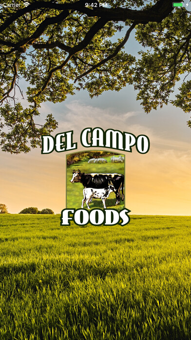 Emulate iPhone app Del Campo Foods using MyAndroid