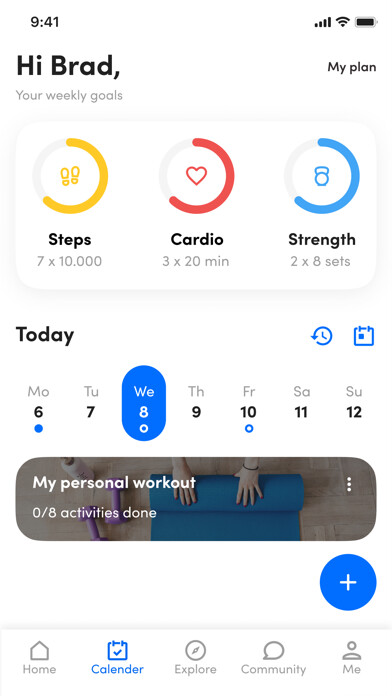 Emulate iPhone app Delda Sport Personal Training using MyAndroid Emulate iPhone app Delda Sport Personal Training using MyAndroid