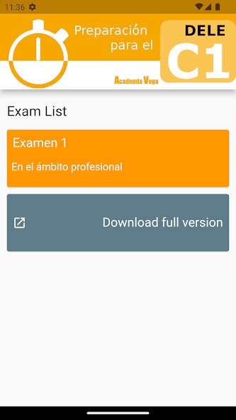 Run android online APK DELE C1 Spanish DEMO from MyAndroid or emulate DELE C1 Spanish DEMO using MyAndroid
