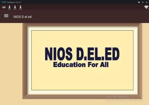 Emulate Android APK D.el.ed NIOS