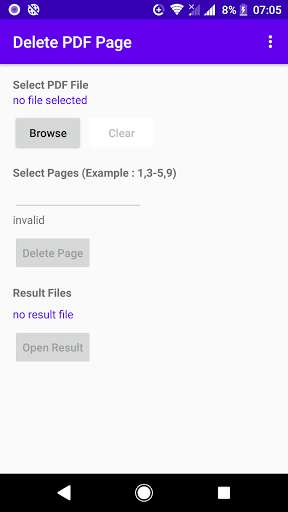 Run android online APK Delete PDF Pages from MyAndroid or emulate Delete PDF Pages using MyAndroid