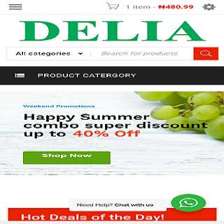 Run android online APK Delia Store from MyAndroid or emulate Delia Store using MyAndroid