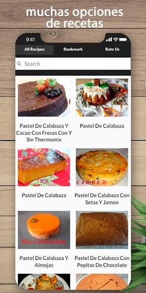 Run android online APK Deliciosa receta de pastel de calabaza from MyAndroid or emulate Deliciosa receta de pastel de calabaza using MyAndroid