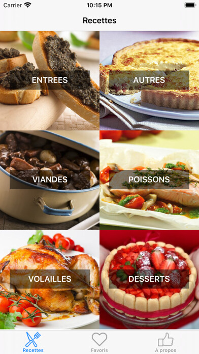 Emulate iPhone app Delicious French recipes using MyAndroid Emulate iPhone app Delicious French recipes using MyAndroid
