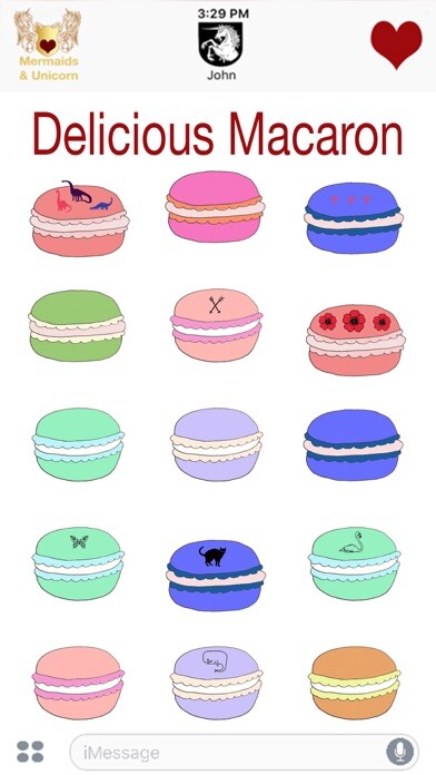 Emulate iPhone app Delicious Macaron using MyAndroid