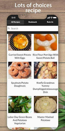 Run android online APK Delicious Potato Recipes from MyAndroid or emulate Delicious Potato Recipes using MyAndroid