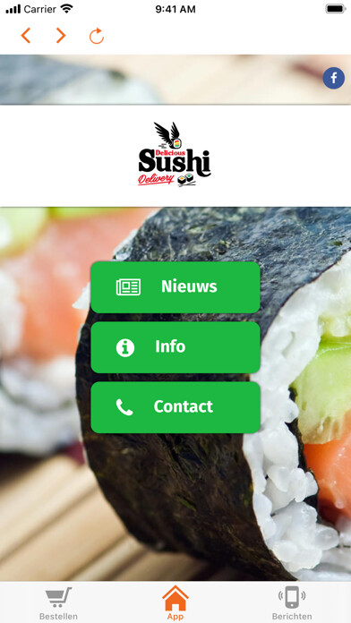 Emulate iPhone app Delicious Sushi using MyAndroid Emulate iPhone app Delicious Sushi using MyAndroid