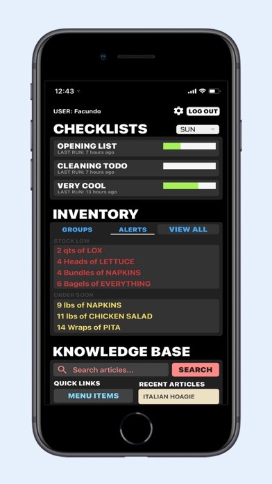 Emulate iPhone app Deli Manager using MyAndroid Emulate iPhone app Deli Manager using MyAndroid