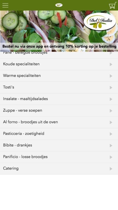 Emulate iPhone app Del Italia using MyAndroid Emulate iPhone app Del Italia using MyAndroid