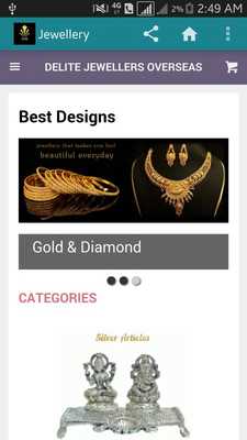 Emulate Android APK Delite Jewellers Overseas