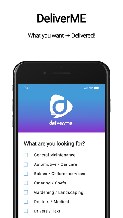 Emulate iPhone app DeliverME: Convenient Services using MyAndroid Emulate iPhone app DeliverME: Convenient Services using MyAndroid