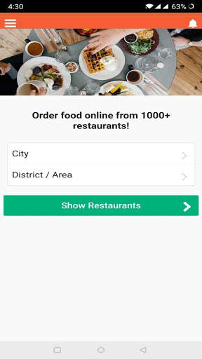 Run android online APK Delivery2U Customer App from MyAndroid or emulate Delivery2U Customer App using MyAndroid