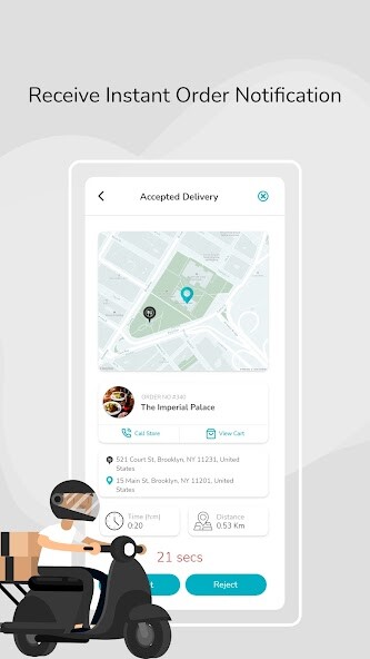 Run android online APK Deliveryman from MyAndroid or emulate Deliveryman using MyAndroid