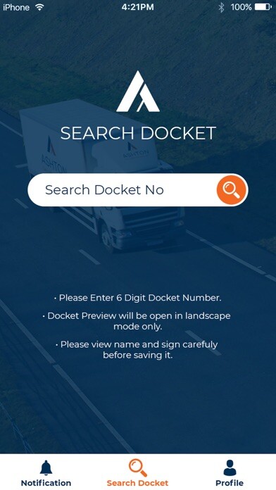 Emulate iPhone app Delivery Note using MyAndroid