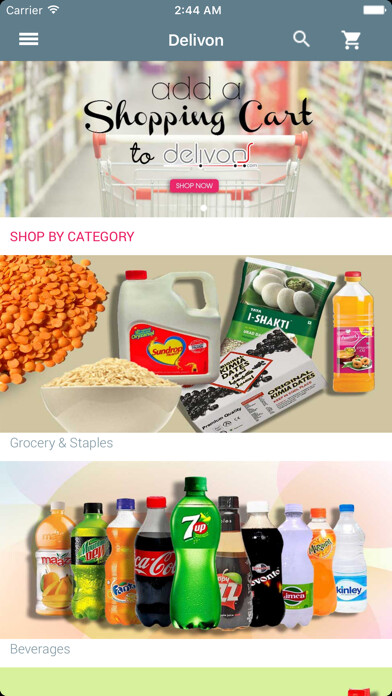 Emulate iPhone app delivOn - Online Grocery using MyAndroid Emulate iPhone app delivOn - Online Grocery using MyAndroid
