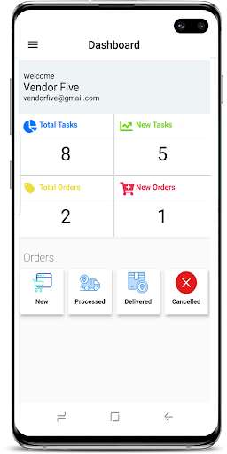 Run android online APK Delivrr Vendor from MyAndroid or emulate Delivrr Vendor using MyAndroid
