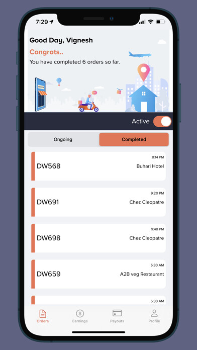 Emulate iPhone app DeliWare - Delivery Partner using MyAndroid