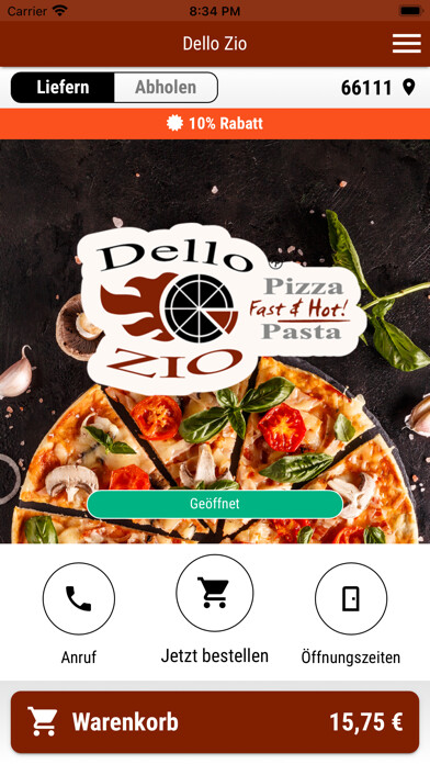 Emulate iPhone app Dello Zio using MyAndroid Emulate iPhone app Dello Zio using MyAndroid