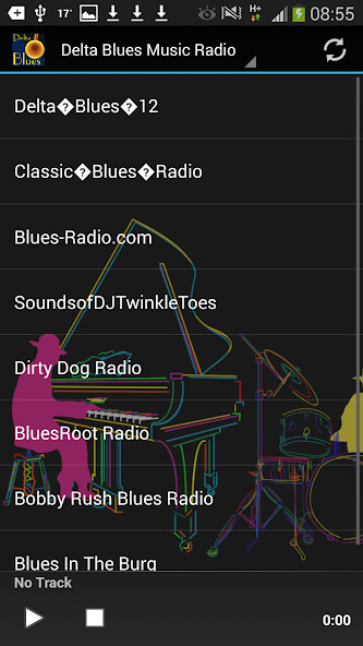 Emulate Android APK Delta Blues Radio Stations