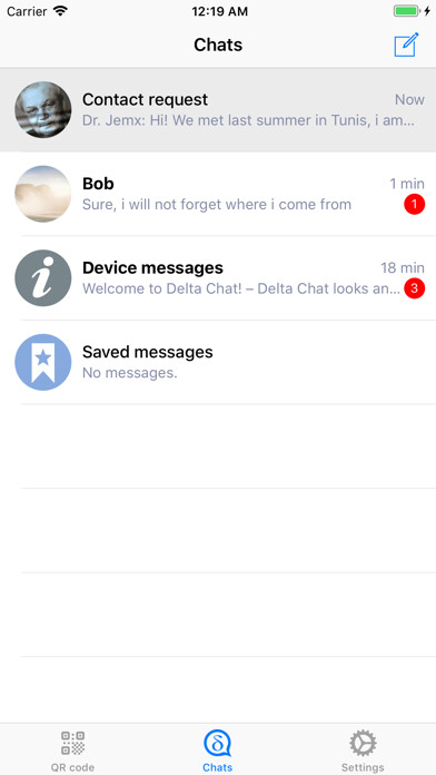 Run android online APK Delta Chat from MyAndroid or emulate Delta Chat using MyAndroid